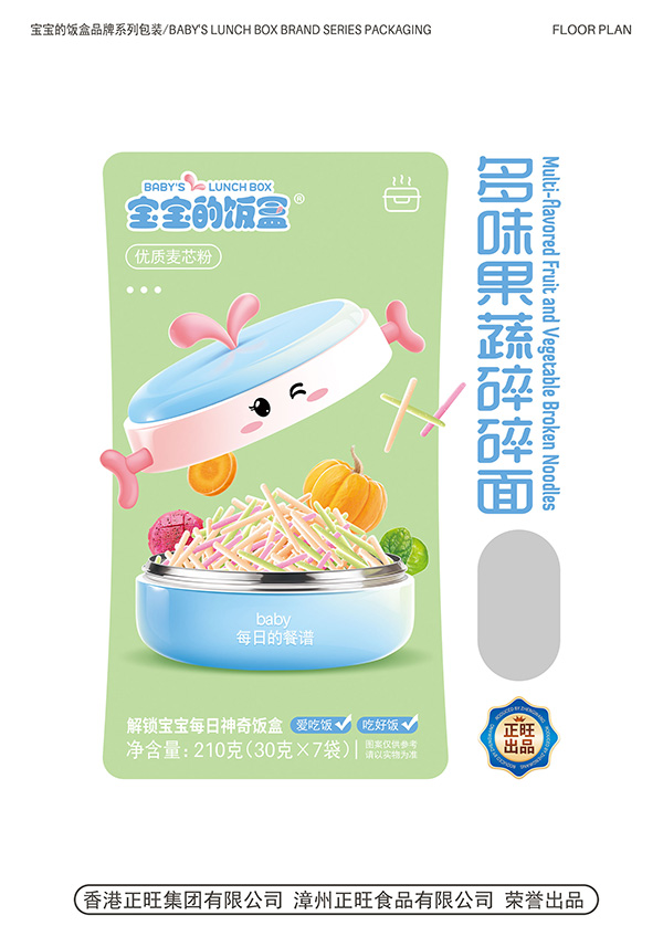 寶寶的飯盒多味果蔬碎碎面210克