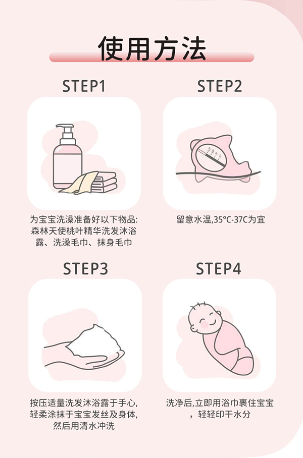 天使森林嬰幼兒洗發(fā)沐沐浴露(桃葉精華)500ml詳情頁(yè) (11).jpg