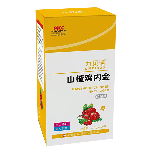 力貝諾山楂雞內金咀嚼片