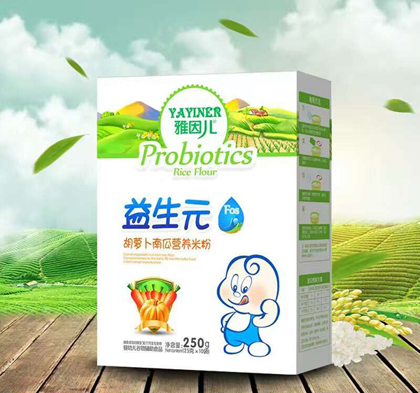 雅因兒益生元胡蘿卜南瓜營養米粉