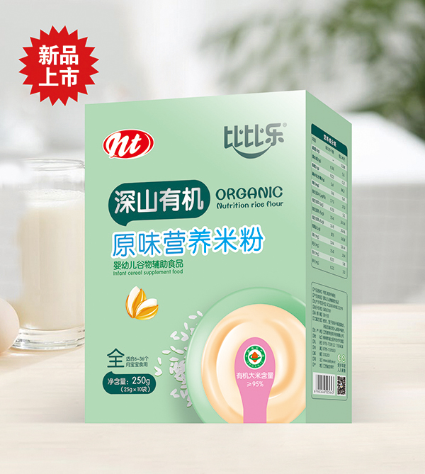 比比樂深山有機原味營養米粉 盒裝