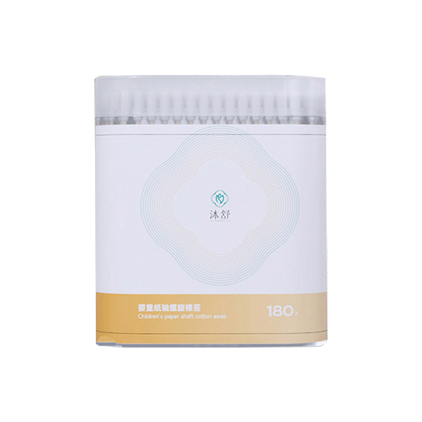 沐舒嬰童紙抽螺旋棉簽--180支