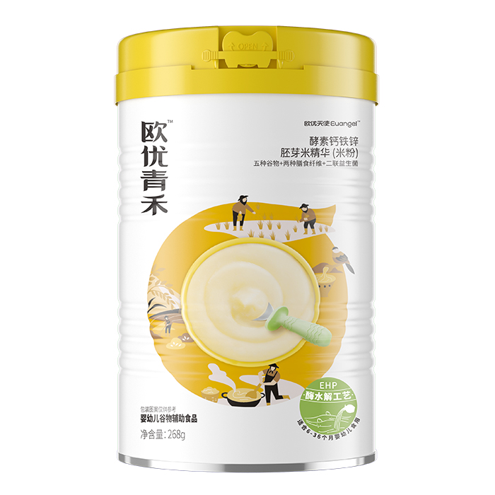 歐優青禾酵素鈣鐵鋅胚芽米精華(米粉)