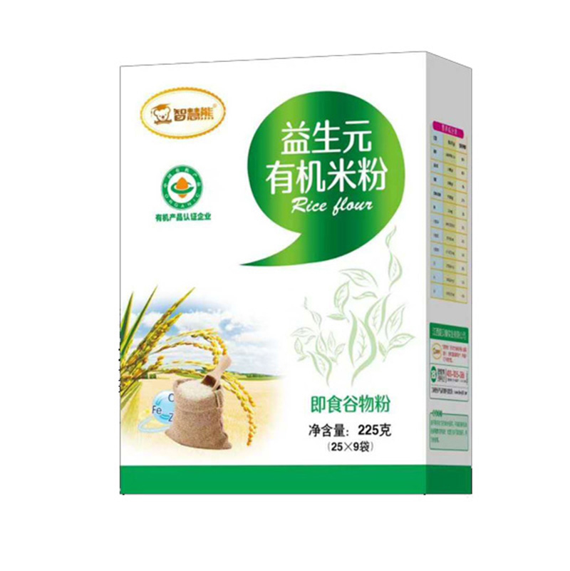 智慧熊益生元有機米粉 盒裝