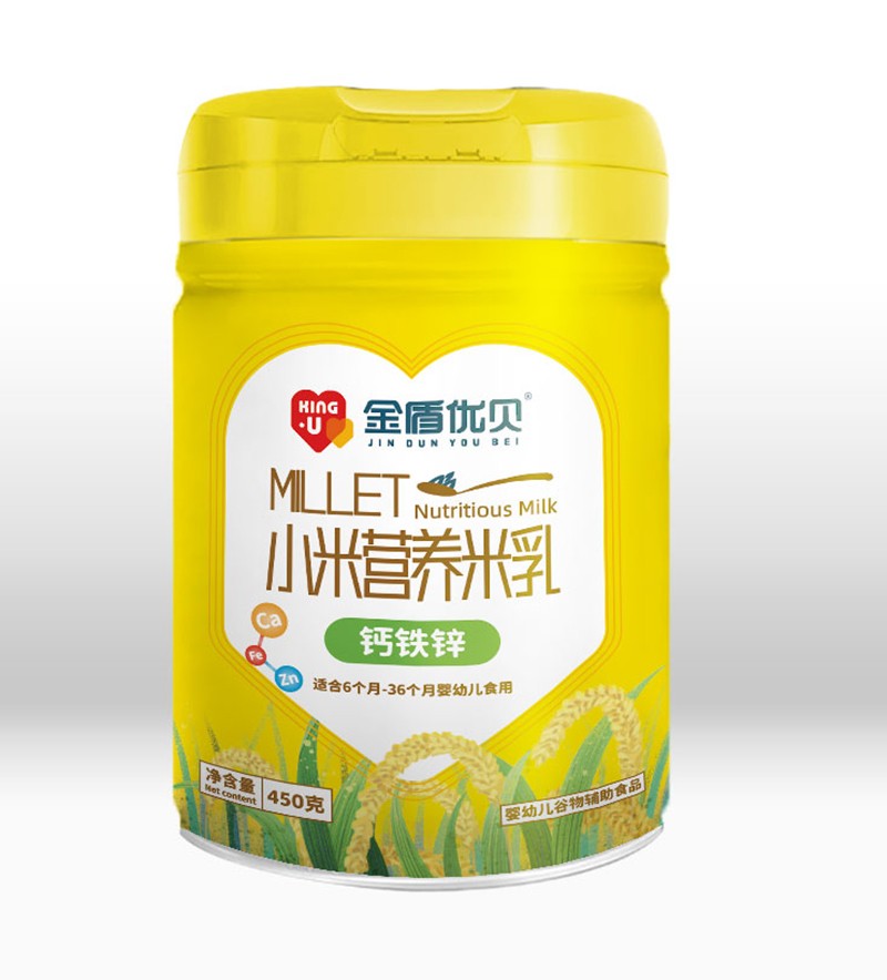 金盾優(yōu)貝鈣鐵鋅小米營(yíng)養(yǎng)米乳