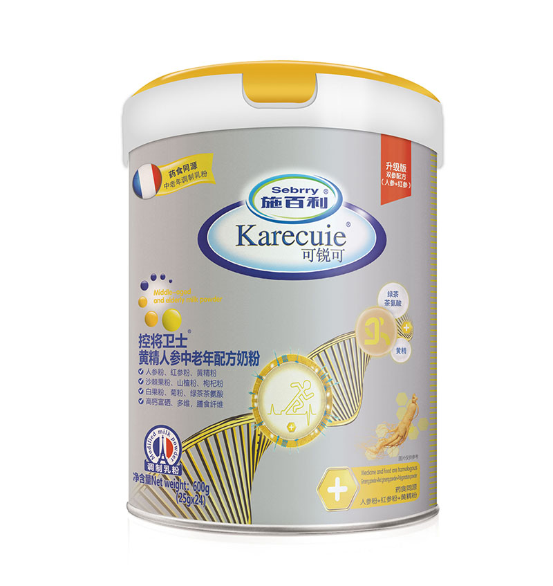 施百利控將衛士黃精人參中老年配方奶粉