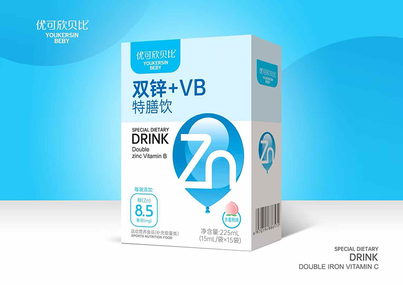優可欣貝比雙鋅+VB特膳飲