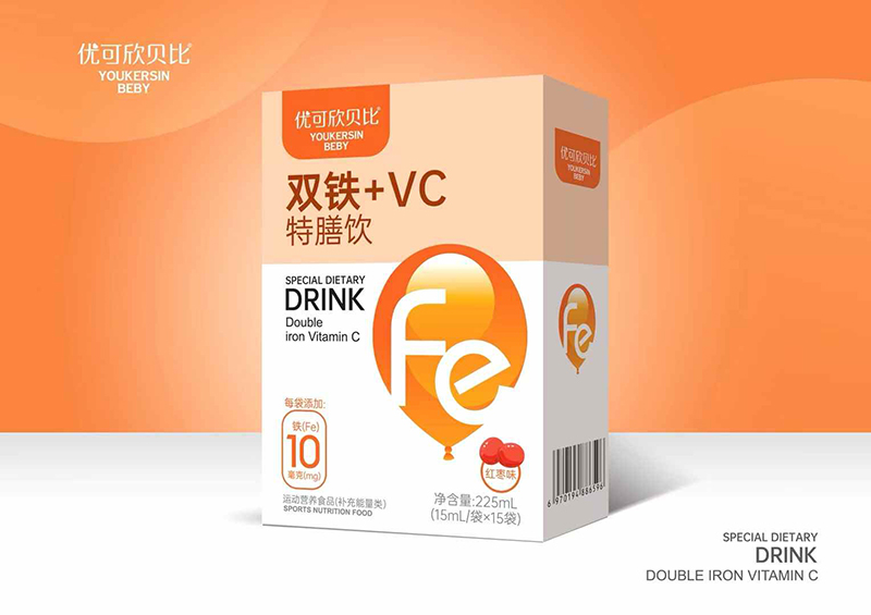 優可欣貝比雙鐵+VC特膳飲