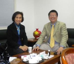 上海營養學會理事長孫建琴與莊總