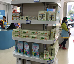 貝因兒產(chǎn)品專柜