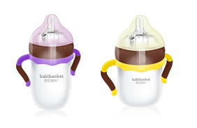 芭芘寶貝金裝硅膠奶瓶
