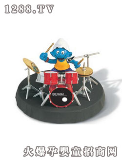 思樂鼓手藍精靈彩盒裝