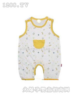 百合花冬款嬰兒內衣