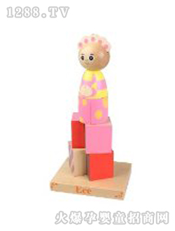 花園寶寶湯姆布利柏咦積木塔玩具