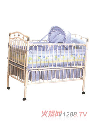 藍(lán)精靈嬰兒鐵床