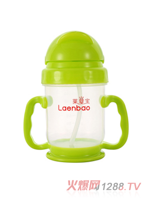 萊嬰寶防漏吸管學飲杯