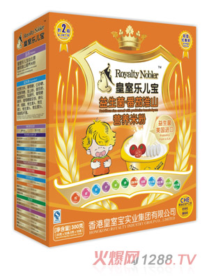 皇室樂兒寶益生菌番茄淮山營養米粉300克