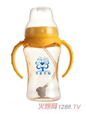 優兒優女210ml寬口有柄自動PPSU奶瓶