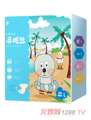 優貝可極薄款嬰兒紙尿褲L碼