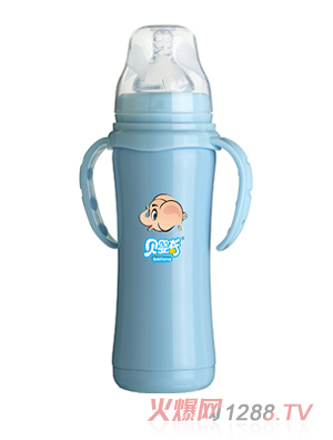 貝嬰奇220ML寬口不銹鋼內膽保溫奶瓶