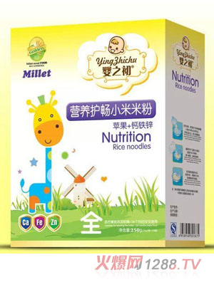 嬰之初蘋果+鈣鐵鋅護腸營養米粉