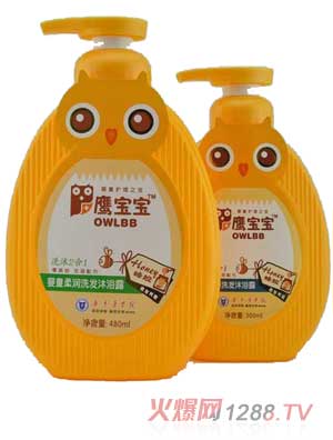 鷹寶寶嬰童柔潤洗發沐浴二合一
