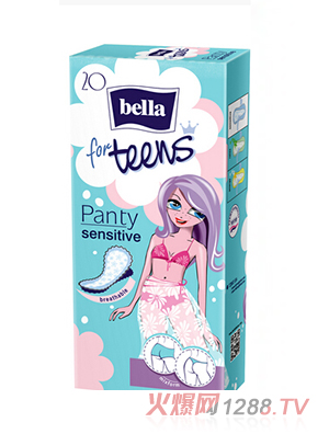 貝拉寶貝少女系列敏感型衛生護墊（無香）