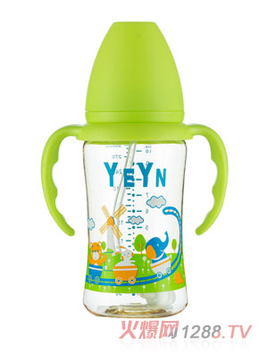 優兒優女ppsu奶瓶300綠