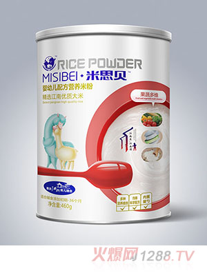 米思貝果蔬多維嬰幼兒配方營養米粉