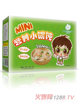 麥聰營養小餛飩蝦仁蔬菜+魚肉蔬菜