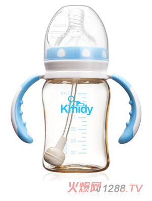 ���׵�PPSU�Ԅ�(d��ng)��ƿ180ml�{(l��n)ɫ