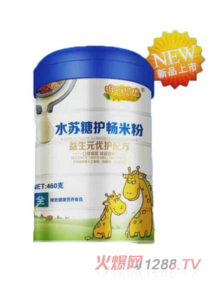 咿呀貝比益生元優護配方水蘇糖護腸米粉全段