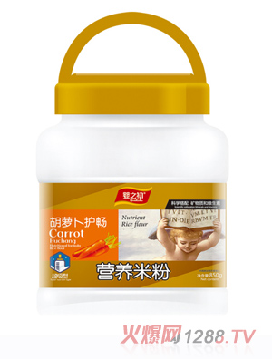 嬰之初營養米粉桶裝-胡蘿卜護暢