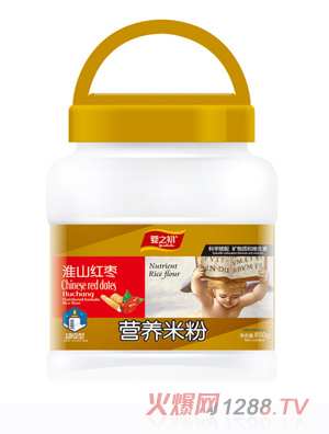 嬰之初營養米粉桶裝-淮山紅棗