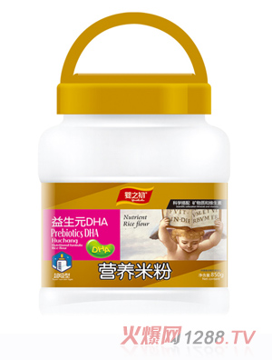 嬰之初營養米粉桶裝-益生元DHA