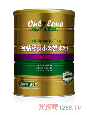 唯愛(ài)寶貝金鉆胚芽小米奶米粉葛根護(hù)暢配方
