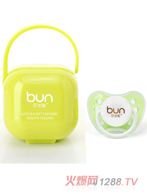 貝優能嬰兒train頭安撫奶嘴盒裝圓