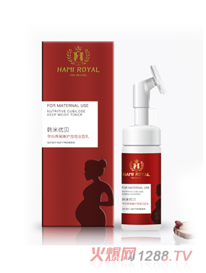 韓米優貝孕媽燕窩臻護泡泡潔面乳