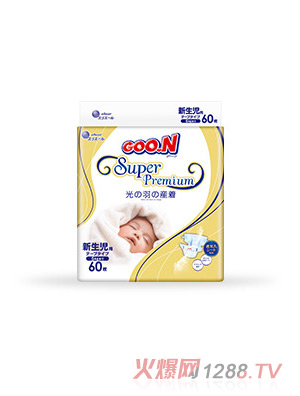 大王光羽系列環貼式紙尿褲NB60