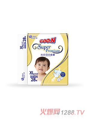 大王光羽系列環貼式紙尿褲XL28