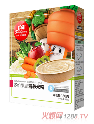 方廣多維果蔬營養米粉180g