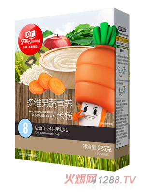 方廣多維果蔬營養米粉225g