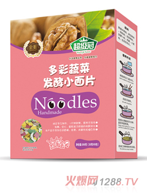 超級冠多彩蔬菜發酵小面片