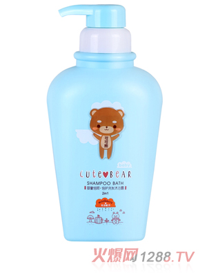 可可熊嬰童倍呵?倍護洗發沐浴露 500ml