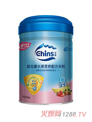 千手益生菌水果營養配方米粉-腦黃金香蕉草莓核桃黑豆