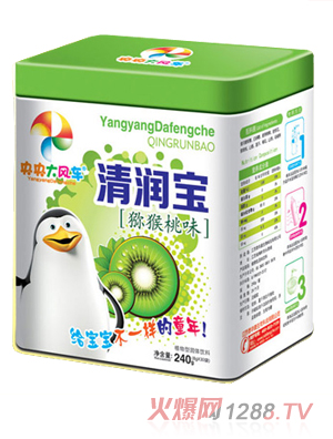 央央大風車清潤寶 獼猴桃味 鐵盒裝