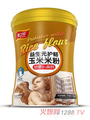 嬰之初益生元護暢玉米米粉-胡蘿卜高鈣罐裝