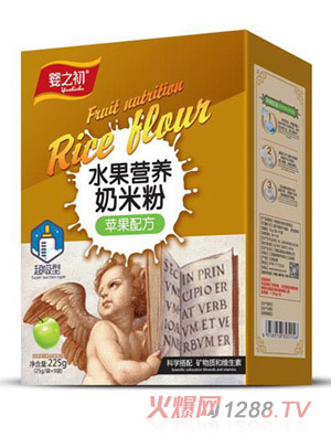 嬰之初水果營養奶米粉-蘋果配方盒裝