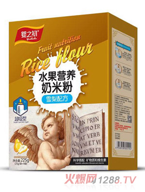 嬰之初水果營養奶米粉-雪梨配方盒裝