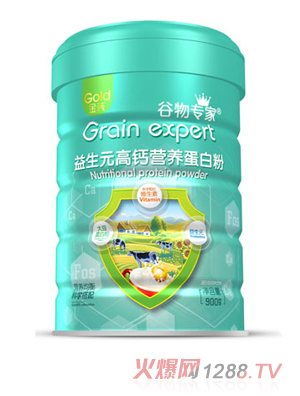 谷物專家益生元高鈣營養蛋白粉